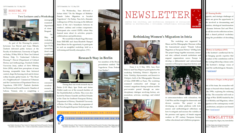 Newsletter, svibanj 2026.