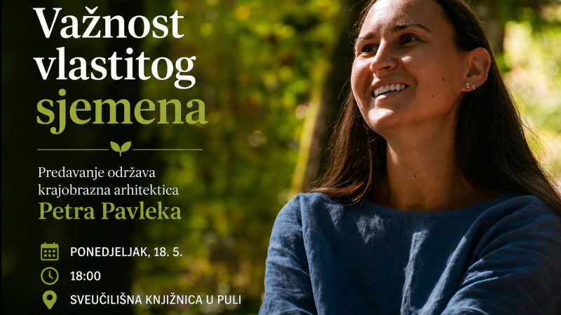 Petra Pavleka. “Važnost vlastitog...