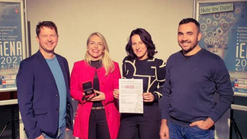 Brončana medalja za 3D model Arene u...